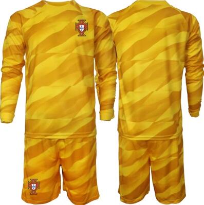 Billiga Fotbollströjor Barn Portugal 2023-24 Långärmad tröja set
