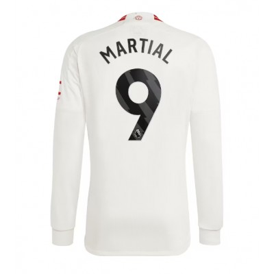 Billiga Fotbollströjor Herr Manchester United Tredje Tröja 2023-24 Långärmad fotbollströjor Anthony Martial 9