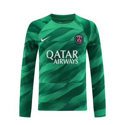 Billiga Fotbollströjor Herr Paris Saint-Germain PSG Hemmatröja 2023-24 Långärmad tröja med eget namn