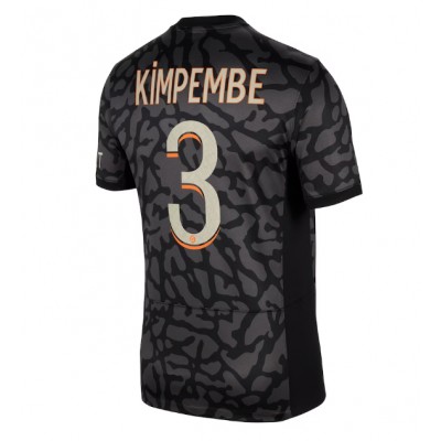 Billiga Fotbollströjor Herr Paris Saint-Germain PSG Tredje Tröja 2023-24 Kortärmad Presnel Kimpembe 3
