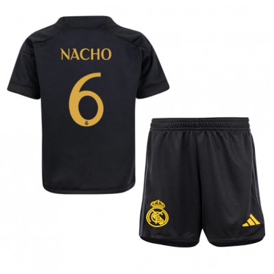 Köpa Fotbollsställ Barn Real Madrid Tredje Tröja 2023-24 Med Tryck Nacho 6
