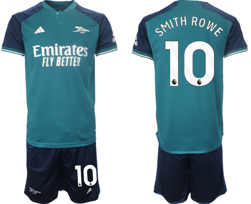 Billiga Fotbollströjor Herr Arsenal Tredje Tröja 23-24 Mörkgrön tröja set Emile Smith Rowe 10