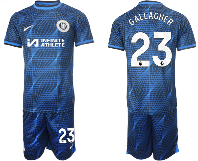 Billiga Fotbollströjor Herr Chelsea Bortatröja 2023-24 fotbollströja set Conor Gallagher 23