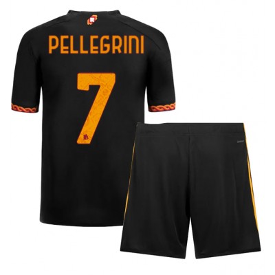 Billiga Fotbollströjor Barn AS Roma Tredje Tröja 2023-24 tröja set Lorenzo Pellegrini 7