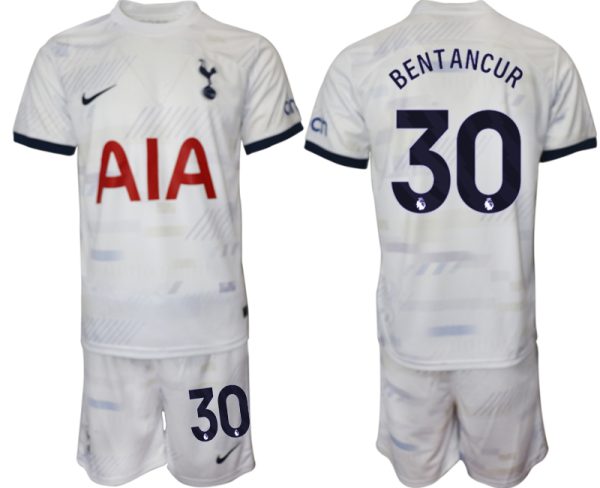 Billiga Fotbollströjor Herr Tottenham Hotspur Hemmatröja 2023-24 tröja set Rodrigo Bentancur 30