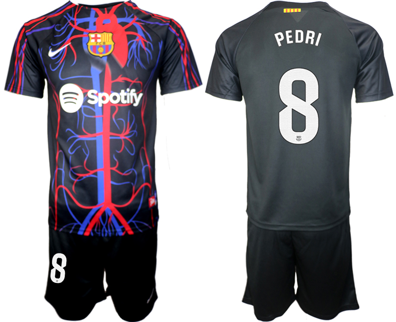 Billiga Fotbollströjor Herr Patta x FC Barcelona 2023-2024 fotbollströja set Pedri 8