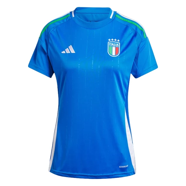 Italien Fotbollsdress Dam Hemmaställ EM 2024 blå sportkläder