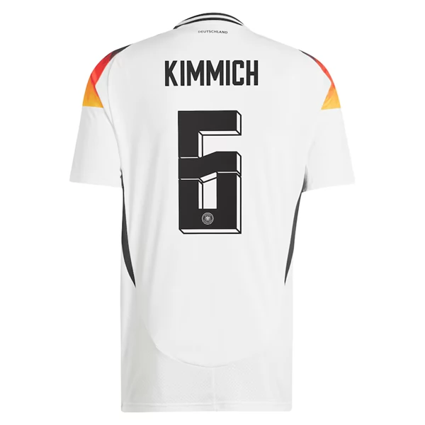 Tyskland Billiga Fotbollströjor Herr Hemmaställ EM 2024 Kortärmad med tryck Kimmich 6