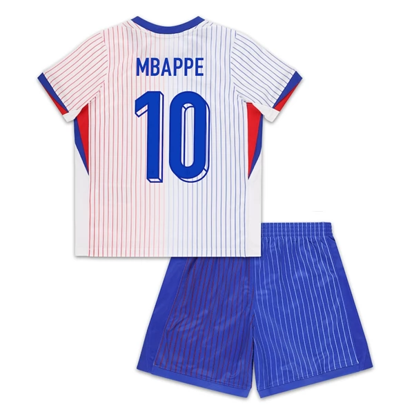 Fotbollskläder till baby Frankrike Borta tröja EM 2024 med tryck Mbappé 10