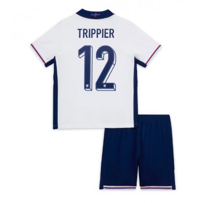 Fotbollskläder till baby England Fotbollströja Hemmaställ EM 2024 Kieran Trippier 12