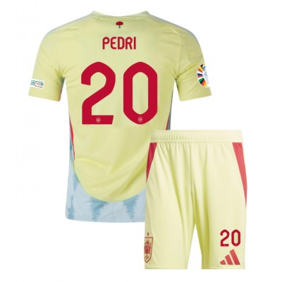 Köp Fotbollströjor Barn Spanien Bortatröja EM 2024 Pedri Gonzalez 20