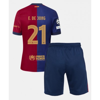 Nya FC Barcelona Hemma tröja 2024-25 Frenkie de Jong 21