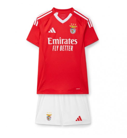 Billiga Fotbollströjor Barn Benfica Hemmatröja 2024-25 Kortärmad + Korta byxor