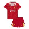 Fotbollsställ Barn Liverpool Hemmatröja 2024/25 röd Kortärmad shorts Darwin Nunez 9-1