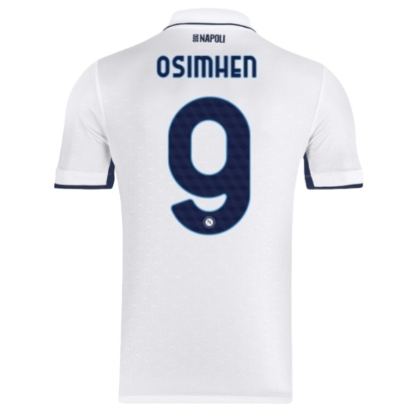 Beställa fotbollströjor Herr SSC Napoli Bortatröja 2024/25 Kortärmad Victor Osimhen 9