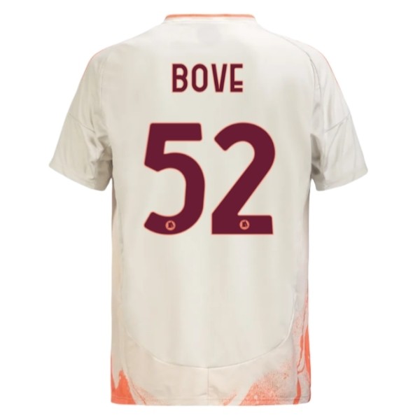 Billiga Fotbollströjor AS Roma Bortatröja 2024/25 Herr Kortärmad med namn Edoardo Bove 52