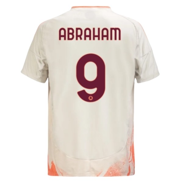 Billiga Fotbollströjor AS Roma Bortatröja 2024/25 Herr Kortärmad med namn Tammy Abraham 9