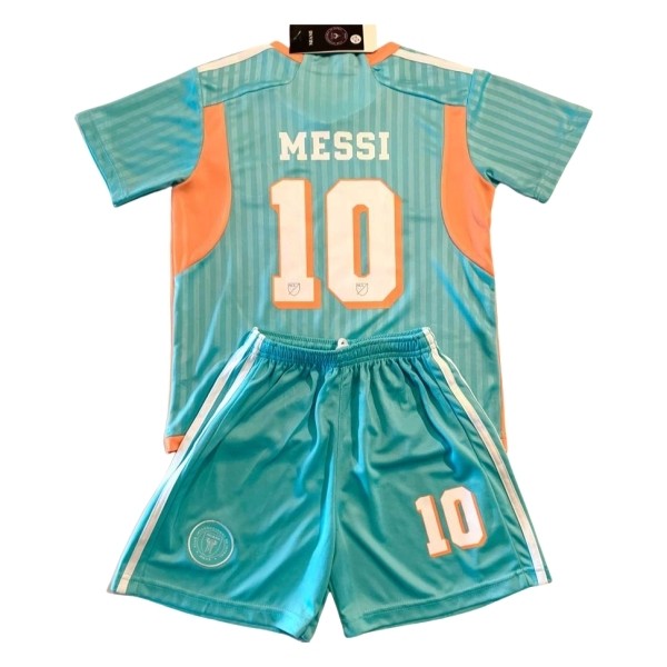Billiga Fotbollströjor Barn Inter Miami CF Tredjetröja 2024/25 Kortärmad (+ Korta byxor) Lionel Messi 10