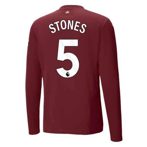 Billiga Fotbollströjor Herr Manchester City Tredjetröja 2024/25 Långärmad John Stones 5
