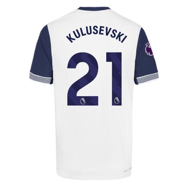 Billiga Fotbollströjor Herr Tottenham Hotspur Hemmatröja 2024/25 Kortärmad Dejan Kulusevski 21