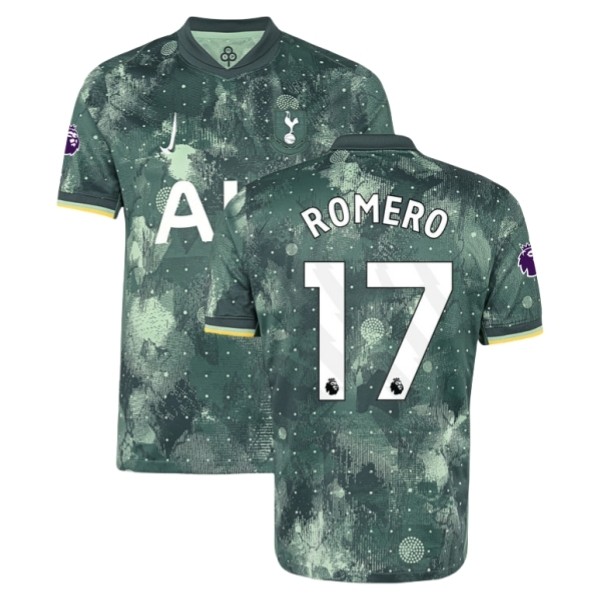 Billiga Fotbollströjor Herr Tottenham Hotspur Tredjetröja 2024/25 Kortärmad Cristian Romero 17