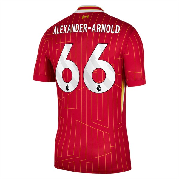 Fotbollströjor med tryck Alexander-Arnold 66 Liverpool Hemmatröja 2024/25 Kortärmad
