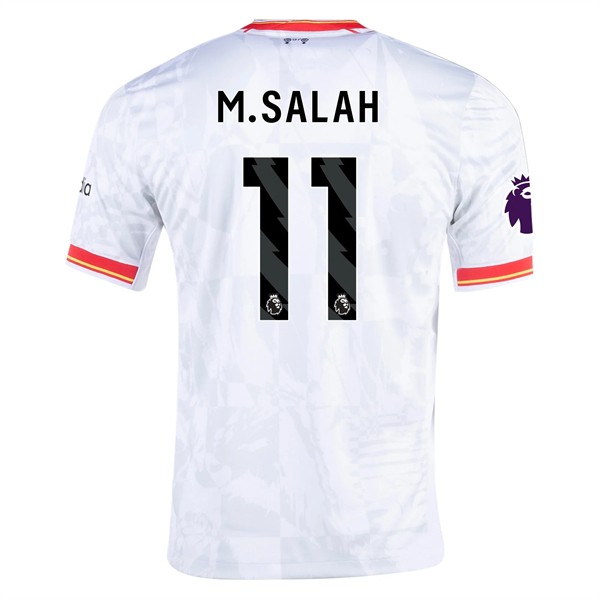 Fotbollströjor med tryck Mohamed Salah 11 Liverpool Tredjetröja 2024/25 Kortärmad