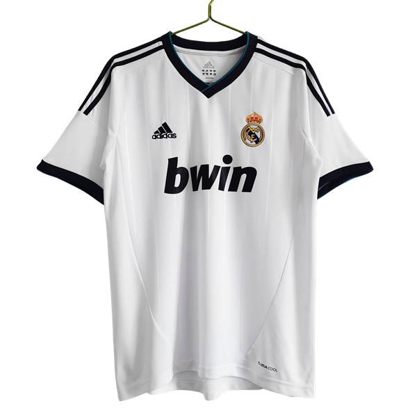 Real Madrid Hemmatröja Retro 2012-2013 Kortärmad fotbollströjor för män