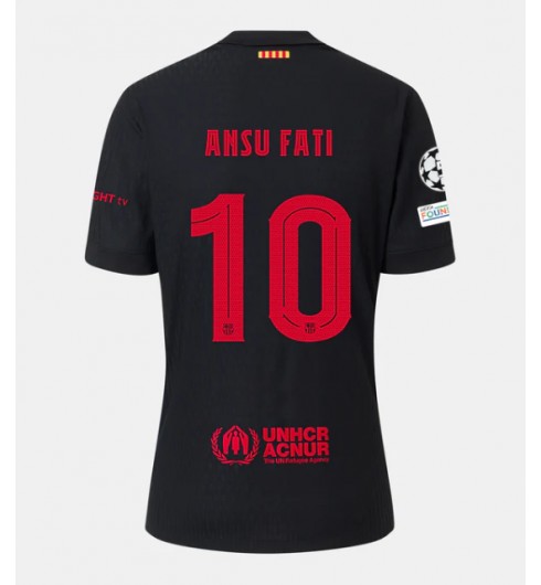 Billiga Fotbollströjor Herr FC Barcelona Bortatröja 2024/25 Kortärmad Ansu Fati 10