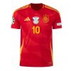 Billiga Fotbollströjor Spanien Landslagströja Hemmatröja EM 2024 Dani Olmo 10