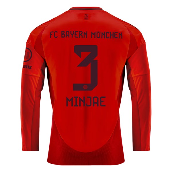 Billiga Fotbollströjor Herr FC Bayern München Hemmatröja 2024/25 Långärmad Minjae Kim 3