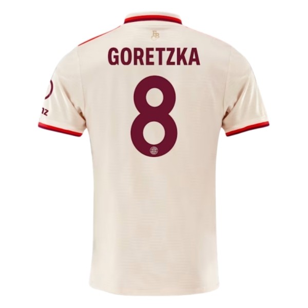 Billiga Fotbollströjor Herr FC Bayern München Tredjetröja 2024/25 Kortärmad Leon Goretzka 8