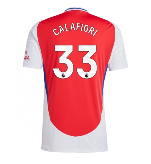 Fotbollströjor Billigt Arsenal Hemmatröja 2024/25 Kortärmad Riccardo Calafiori 33