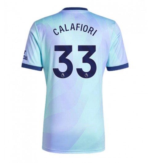 Billiga Fotbollströjor Arsenal Tredjetröja 2024/25 Kortärmad Riccardo Calafiori 33