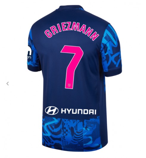 Herr Atlético Madrid Tredjetröja 2024/25 Fotbollströja med namn Antoine Griezmann 7