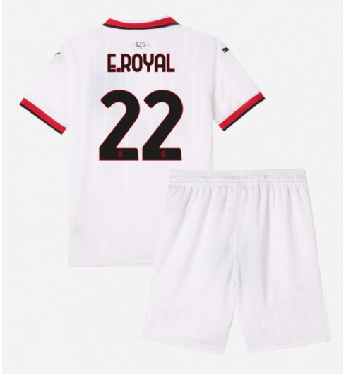 AC Milan Bortatröja 2024/25 Fotbollskläder för barn Emerson Royal 22