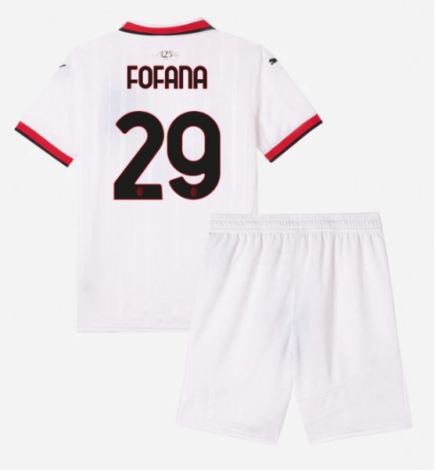 AC Milan Bortatröja 2024/25 Fotbollskläder för barn Youssouf Fofana 29
