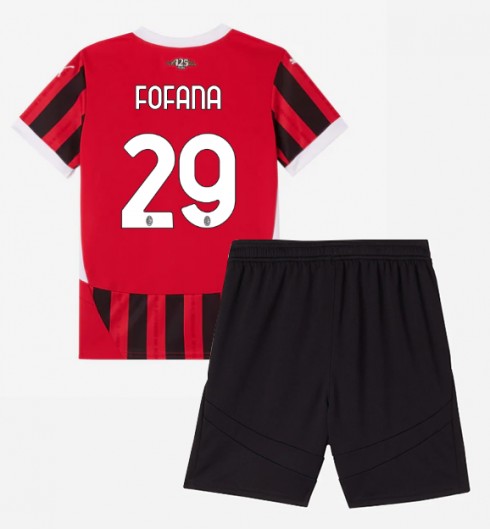 Köpa Billiga Fotbollströjor Barn AC Milan Hemmatröja 2024/25 Youssouf Fofana 29