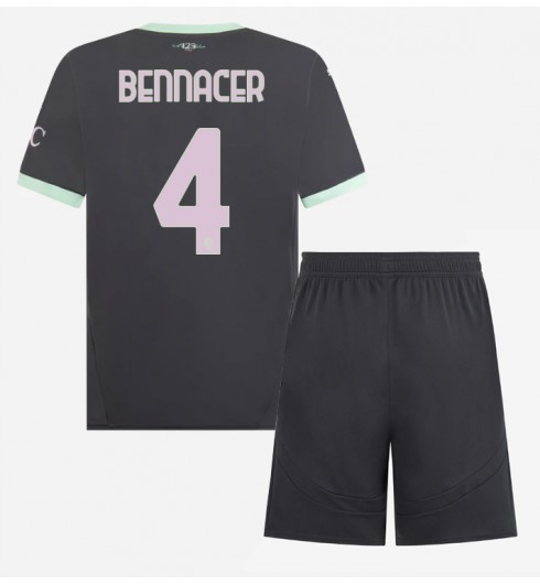 Billiga Fotbollströjor Barn AC Milan Tredjetröja 2024/25 Ismael Bennacer 4