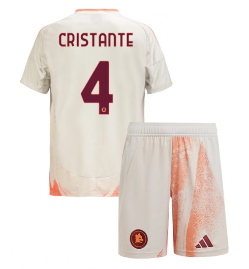 Fotbollströjor Barn Billiga AS Roma Bortatröja 2024/25 Bryan Cristante 4