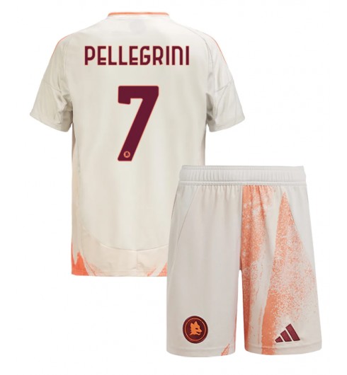 Fotbollströjor Barn Billiga AS Roma Bortatröja 2024/25 Lorenzo Pellegrini 7