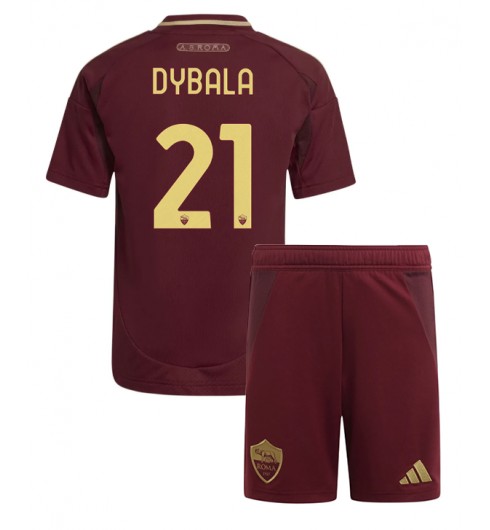 Fotbollströjor Barn Billiga AS Roma Hemmatröja 2024/25 Paulo Dybala 21