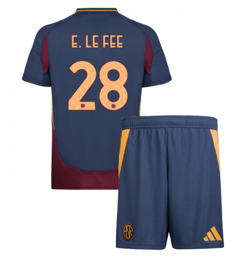 Fotbollströjor Barn Billiga AS Roma Tredjetröja 2024/25 Enzo Le Fee 28
