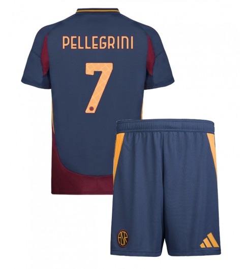 Fotbollströjor Barn Billiga AS Roma Tredjetröja 2024/25 Lorenzo Pellegrini 7