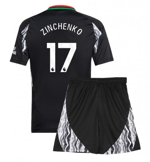 Fotbollströjor Barn Billiga Arsenal Bortatröja 2024/25 Oleksandr Zinchenko 17