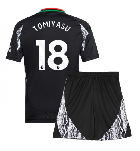 Köpa Fotbollskläder Set Barn Arsenal Bortatröja 2024/25 Takehiro Tomiyasu 18