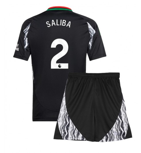 Fotbollströjor Barn Billiga Arsenal Bortatröja 2024/25 William Saliba 2