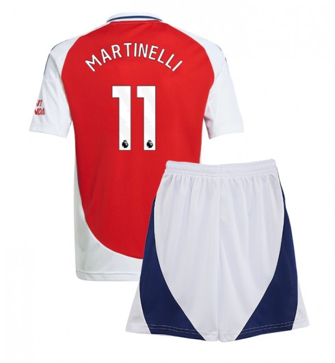 Fotbollströjor Barn Billiga Arsenal Hemmatröja 2024/25 Gabriel Martinelli 11