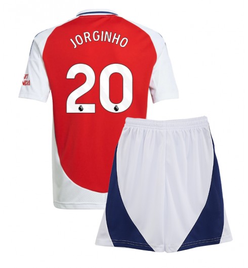 Fotbollskläder Set Barn Arsenal Hemmatröja 2024/25 Jorginho Frello 20
