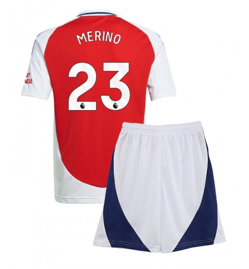 Fotbollskläder Set Barn Arsenal Hemmatröja 2024/25 Mikel Merino 23